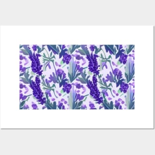 Lavender Pattern Posters and Art